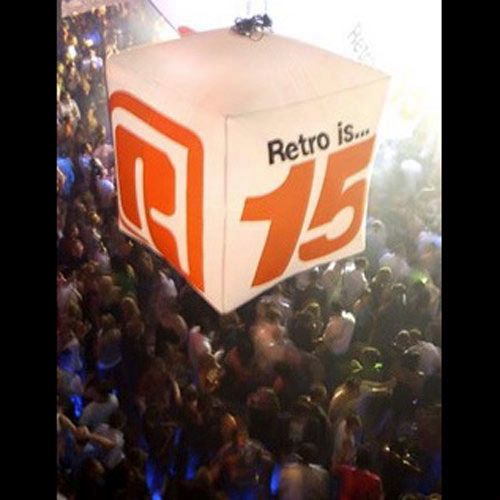 inflatable,custom,logo,cube,retro,