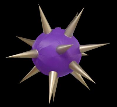 inflatable,custom,shape,spikey,globe,sphere,