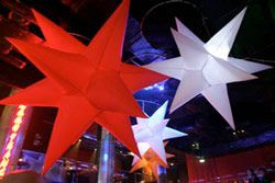 inflatable,decor,club,nightclub,led,star,stars,globes,spheres,custom,logo,event,product launch,promotion,branding,tubes,
