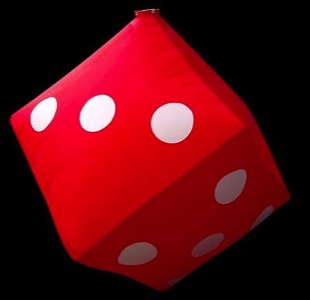 inflatable,cube,branded,logo,dice,casino